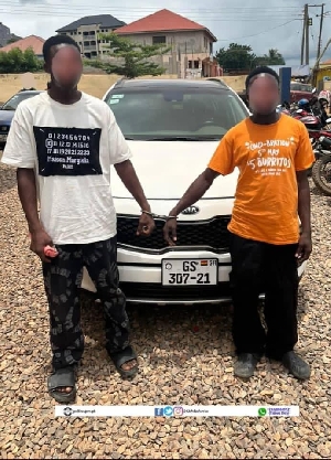 Two suspects arrested in connection with the murder of a 35-year-old woman identified as Princess Afia Ahenkan at Apaaso near Sokoban Ampabame in the Ashanti Region