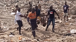 Scores of people are feared dead in the explosion