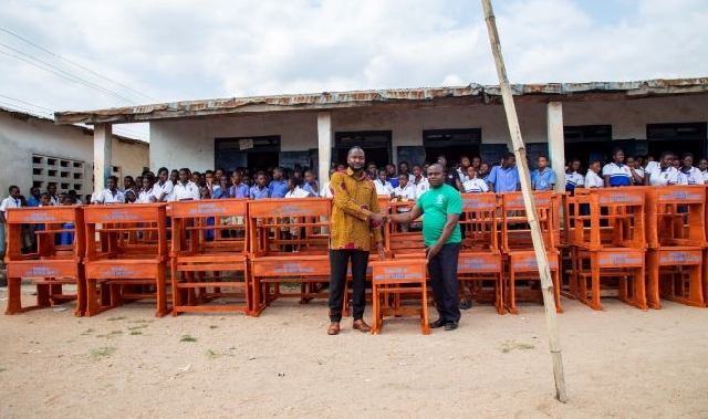 Army of Eagles Ministry donates 50 desks to Adeiso JHS | Education