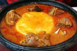 Fufu and soup