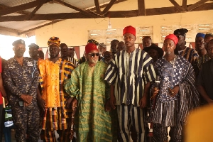 The newly installed development chiefs by Mirigu Traditional area