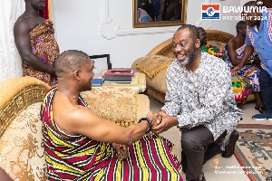 Okuapehene, Oseadeayo Kwasi Akuffo III blessing Napo