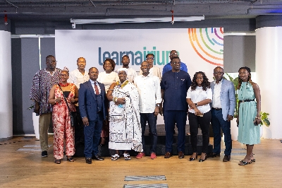 A still from the launch of Learnairium
