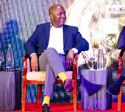 Kwesi Baiden durring the panel discussion