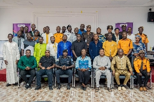 The Gambian stakeholders after the training