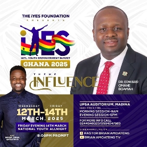 Dr Edward Omane Boamah to speak at  IYES summit