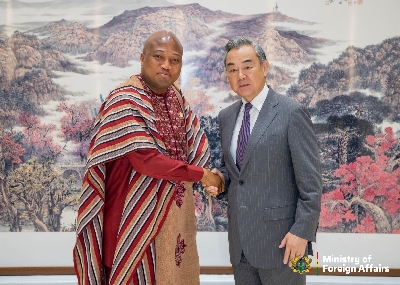 Samuel Okudzeto-Ablakwa and Chinese Foreign Affiars Minister