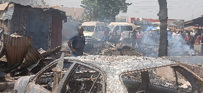 Victims Sofoline fore counting their loses