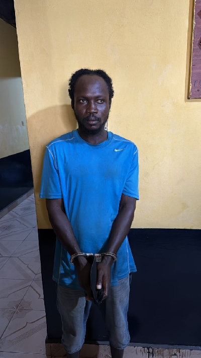 David Kwodow Prah Afful in custody