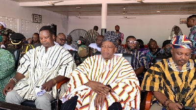 Rashid Pelpuo with other diginitaries at the Dumba festival