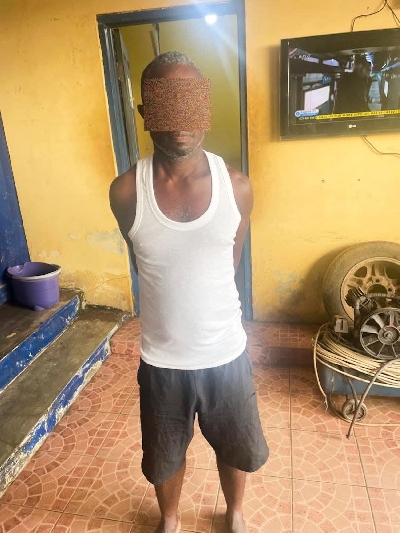 Isaac Adonteng, is suspected to have murdered his daughter