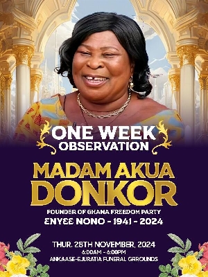 The late Akua Donkor