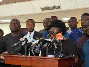 Minority in Parliament led by Deputy Leader Patricia Appiagyei,