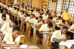 BECE candidates  sitting exams