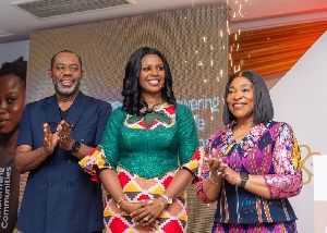 Napo , wife and  Ayorkor Botchwey