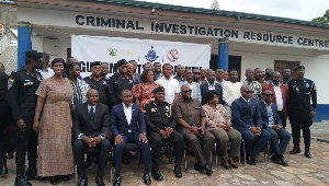 Participants in a group photo after the event