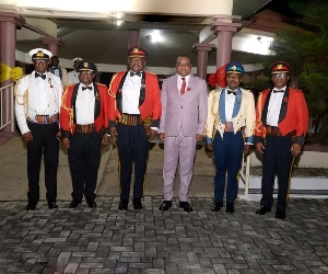 Deputy Minister and other diginitaries at the event