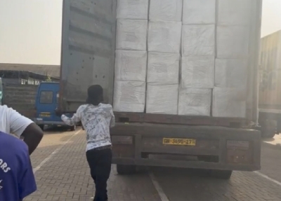 Seized container at Tema Port
