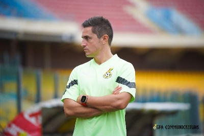 Carlos Lozano Romero, the newly appointed physiotherapist for the Black Stars technical team