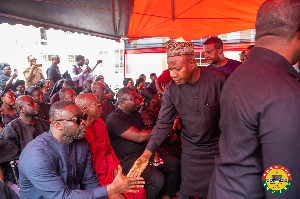 Mahama Ayariga leading the team to the family