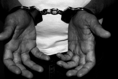 Cuffed hands