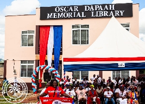 The ultra-mordern library at Nsawam