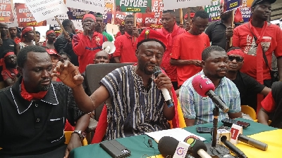 Angry traders at Holy Gardens market in Accra