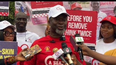 The President of the Ghana HIV and AIDS Network (GHANET), Ernest Amoabeng Ortsin