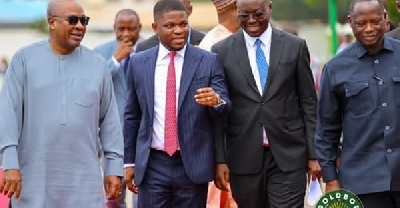 President at the launch of Goldbod