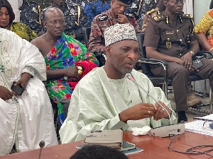 Mohammed Muntaka Mubarak before the Appointments Committee