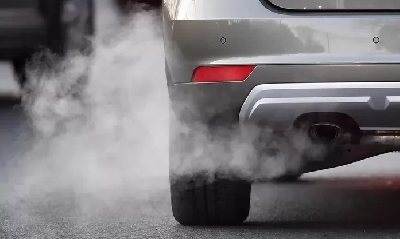 Fumes from car