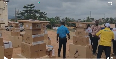 The equipment to be handed  over the Education Directorate