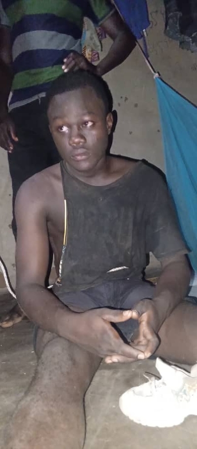 Arrested suspect