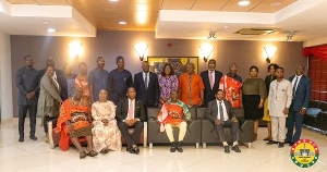 Eswatini delegation in Ghana's Parliament