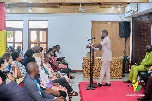 Osman Ayariga addressing stakeholders at the event in Accra