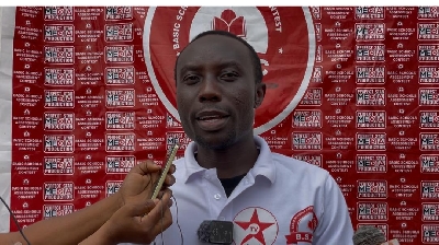 Isaac Debrah represents the organisers of the Basic School Assessment Contest