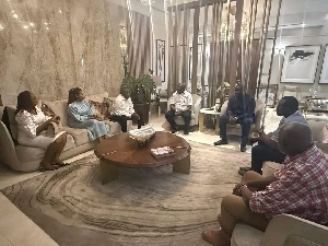Kwabena Agyepong at Dr Bawunia's residence