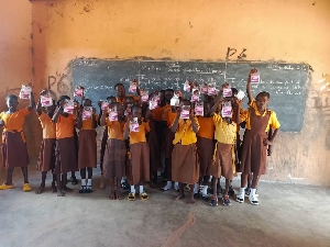 Benefiaries of the government  free pad programme