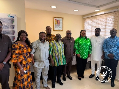 Victor Bampoe in a group photo with the medical superintendants