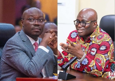Casiel Ato Forson and Eric Opoku