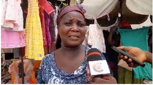 Market woman complaining