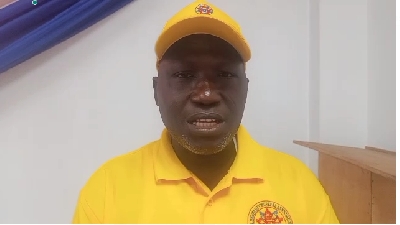 Alhasan Mohammed, TUWAG  President speaking in an interview