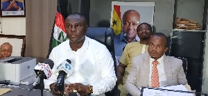 Augustus Nana Kwasi Andrews, Ashanti Regional Chairman of the NDC, in white