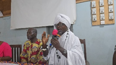 Executive Director and traditional anthropologist Togbui Kporli Asafo,