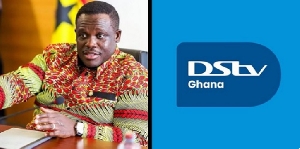 Communication Minister Sam George and DStv