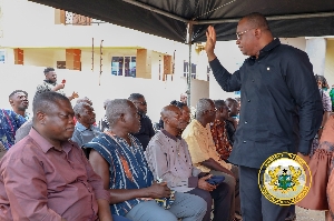 Ernest Brogya Gyenfi at the family meeting