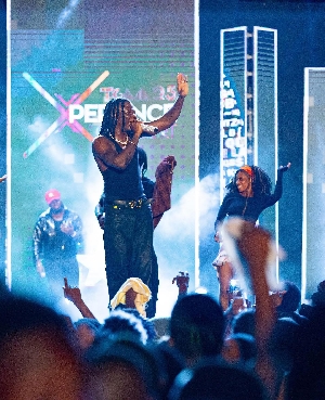 Ghana Music Awards/Facebook (Pic): Stonebwoy performing at the 2024 TMGA Xperience event