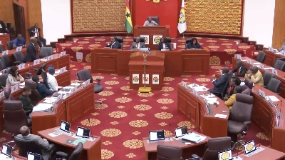 A scene from the Parliamentary session