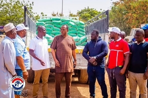 Agents of the MP making a presentation to Northern Regional executives of the party