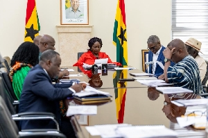 Vice President in a meeting with Decentralisation committee